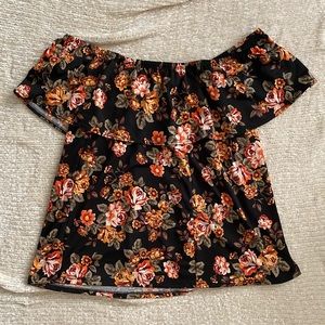 Floral Off the Shoulder Top